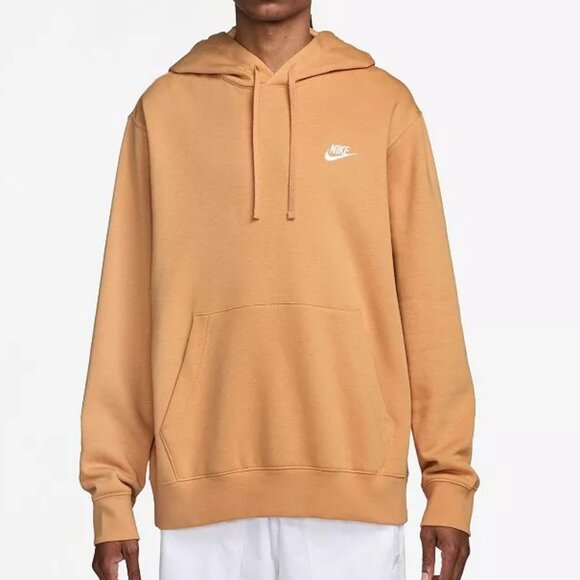 Nike Sportswear Club Fleece Hoodie Copper Moon NWT Large - Picture 1 of 4